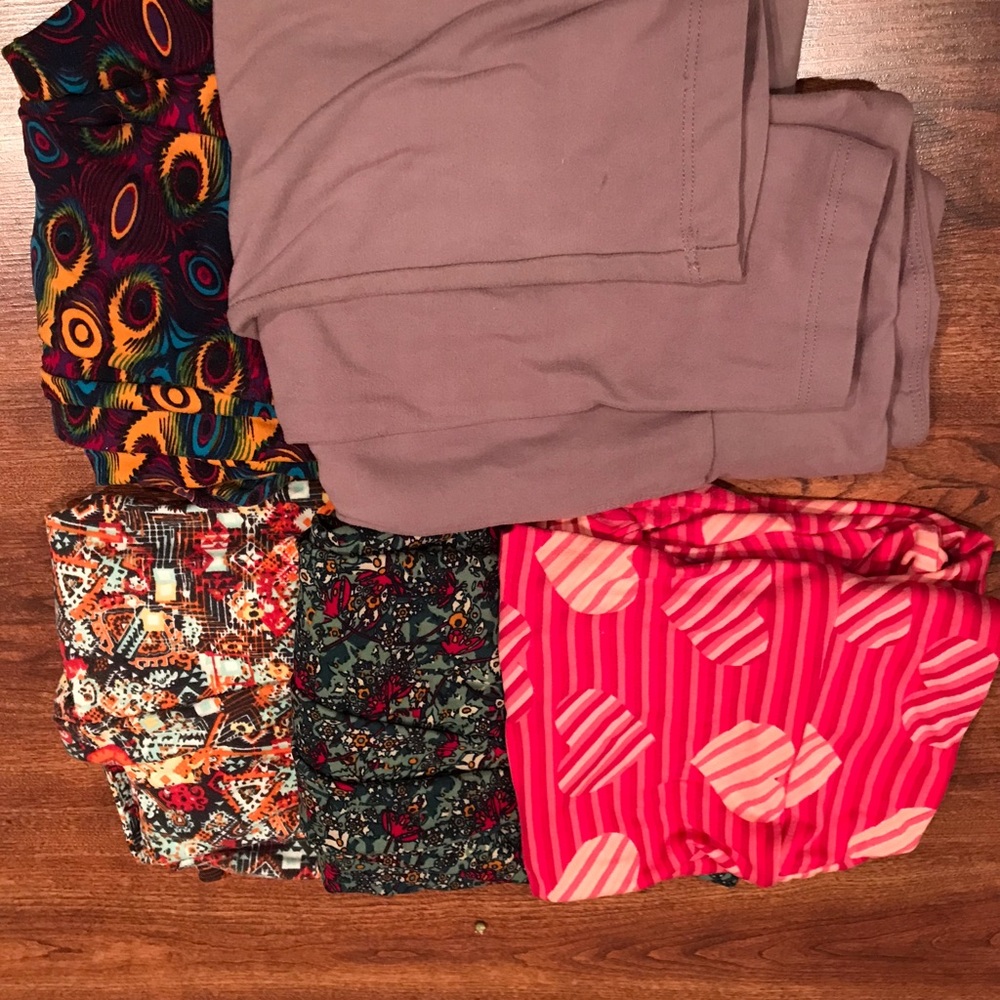 Lot Lularoe One Size Leggings (5)